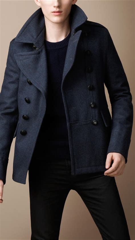 burberry toggle coats|burberry pea coat men.